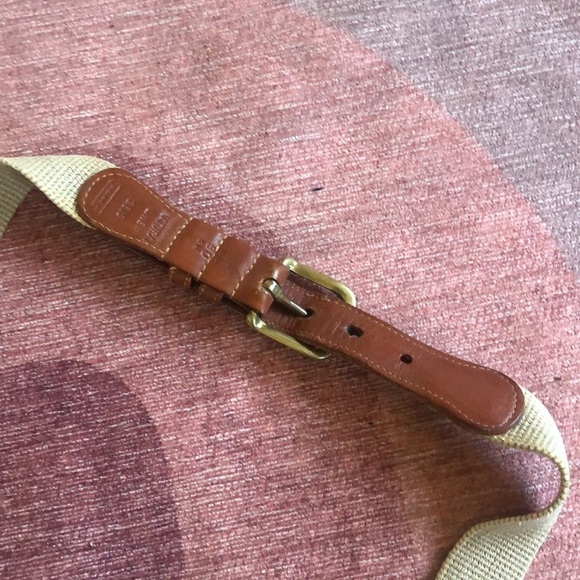 Coach Genuine Leather Linen Belt - Picture 9 of 12
